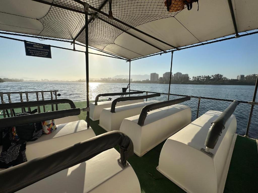 Barra Da Tijuca - 508 - De Frente Para Maravilhosa Piscina - Estacionamento Gratuito - Academia Comphania Atletica - Balsa Para Praia Gratis - Microondas - Geladeira Grande - Recepcao 24Horas - Wi-Fi - Com Pia Рио-де-Жанейро Экстерьер фото